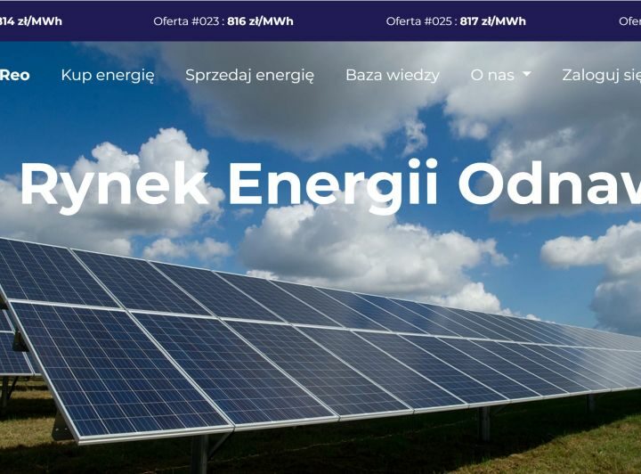 Jesteś prosumentem? Możesz sprzedać energię na reo.pl