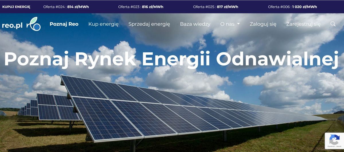 Jesteś prosumentem? Możesz sprzedać energię na reo.pl