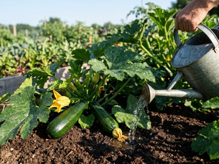 Czym podlewać cukinię – porady dla lepszych plonów