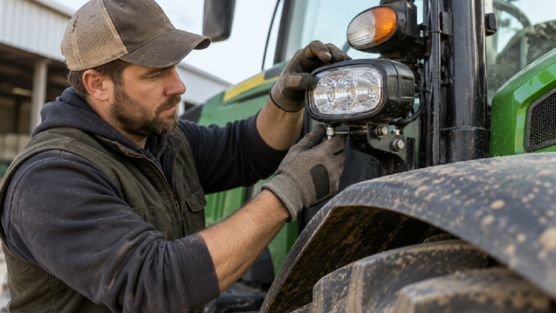 Oświetlenie John Deere – jak dobrać reflektory i lampy robocze do ciągnika?